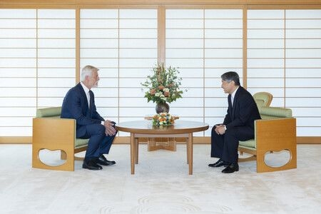 Japanese Emperor Meets with Czech President