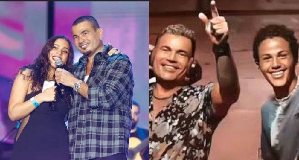 الهضبة يغني مع أولاده.. جنا وعبدالله يخطفان الأنظار في «ابتدينا»