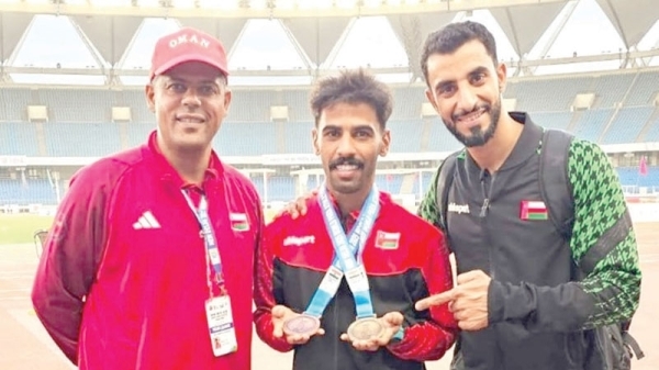 Oman's Taha claims long jump bronze in New Delhi
