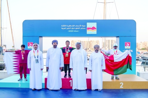 Oman Sail celebrates two gold in GCC Beach Games 2025