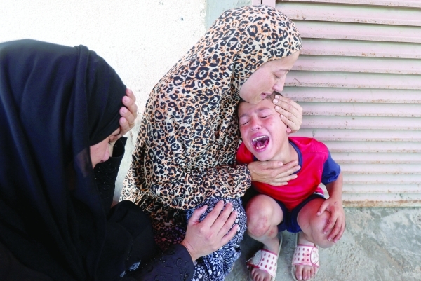Israeli strike kills children near Gaza clinic