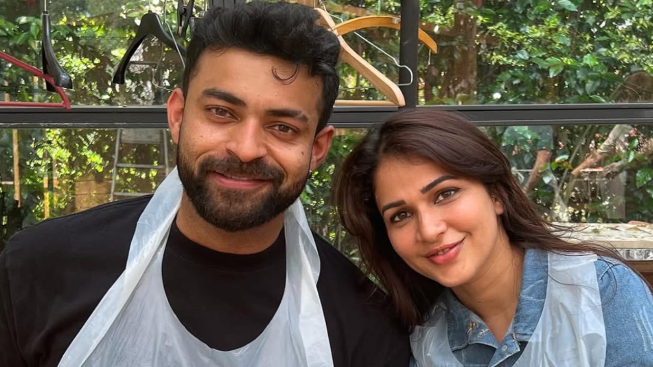 Varun Tej Konidela pampers mom-to-be wife Lavanya Tripathi with a homemade pizza; WATCH
