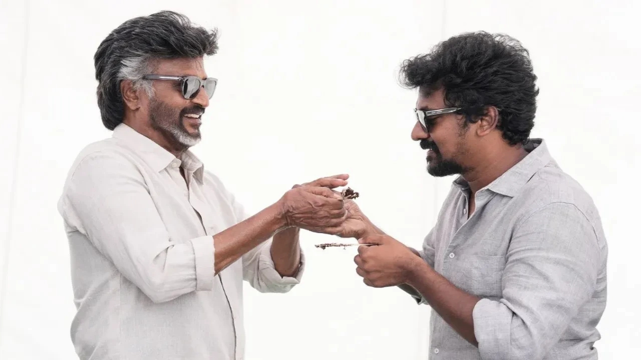 Rajinikanth gives a peek of his salt and pepper look for Jailer 2 as he celebrates director Nelson Dilipkumar's birthday