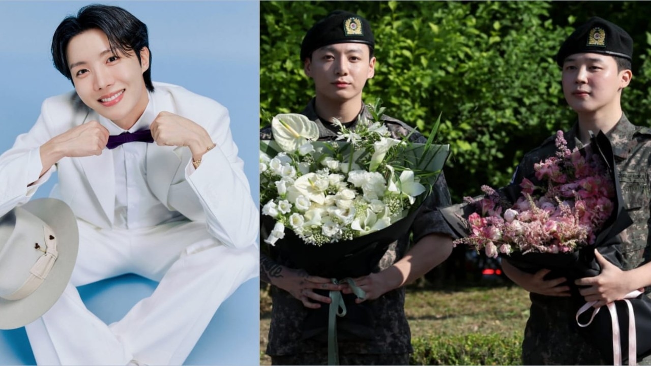 BTS' J-Hope becomes ‘incharge of welcoming party' for Jimin and Jungkook's military discharge, watch him hyping them