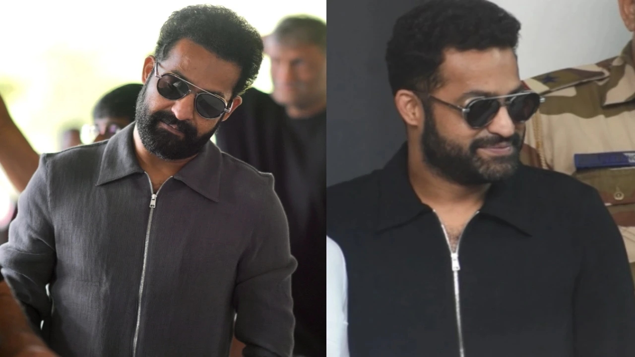 Jr NTR jets off from Mumbai after completing War 2 shoot, obliges fans with selfies at airport