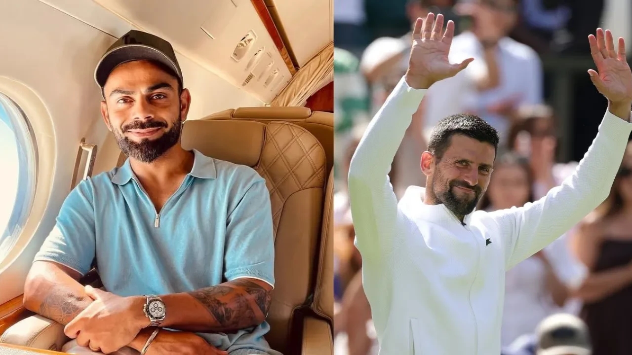 Virat Kohli gets a response from Novak Djokovic as he lends support to Tennis legend at Wimbledon 2025