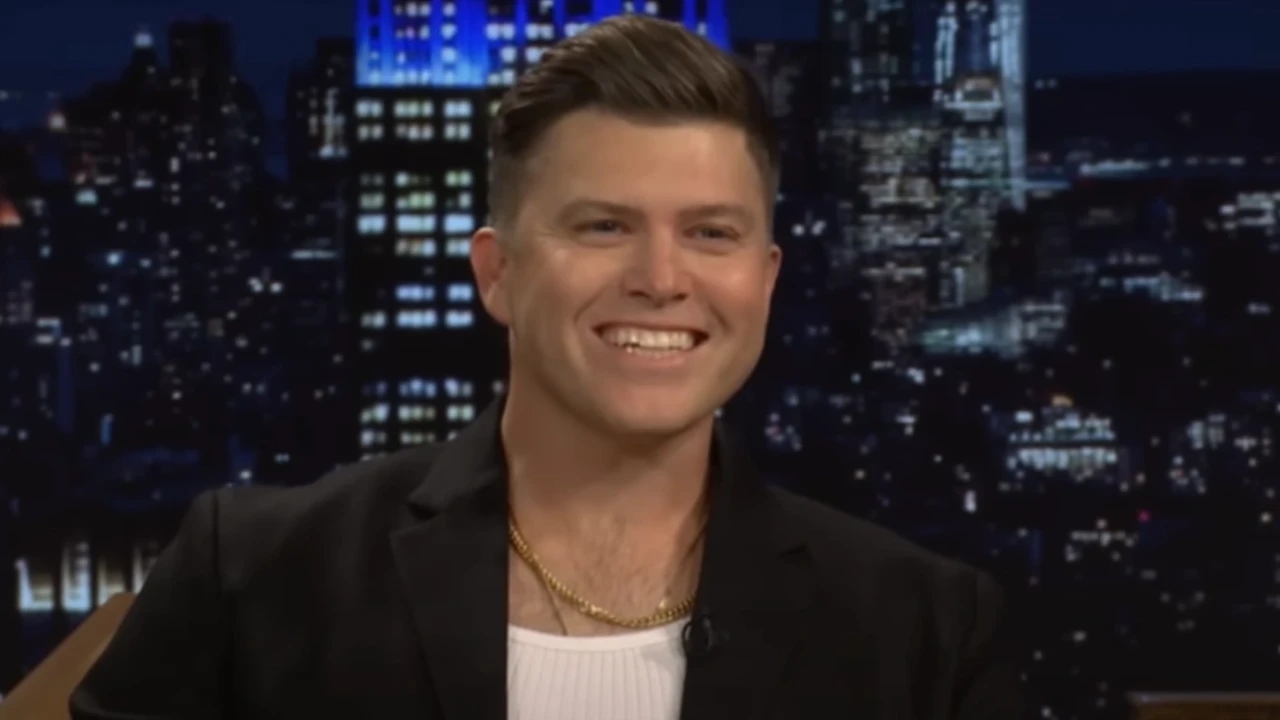 Colin Jost Reacts to His Wife Scarlett Johansson and Jonathan Bailey's Passionate Red Carpet Kiss: ‘That's Pretty Nuts'