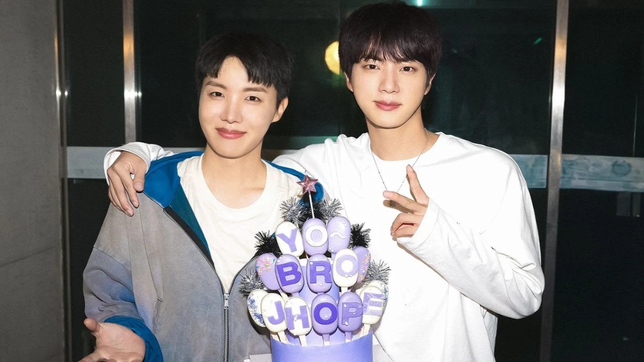 Jin says solo tour makes him ‘think about BTS members a lot', J-Hope, V and RM support with their wild dancing
