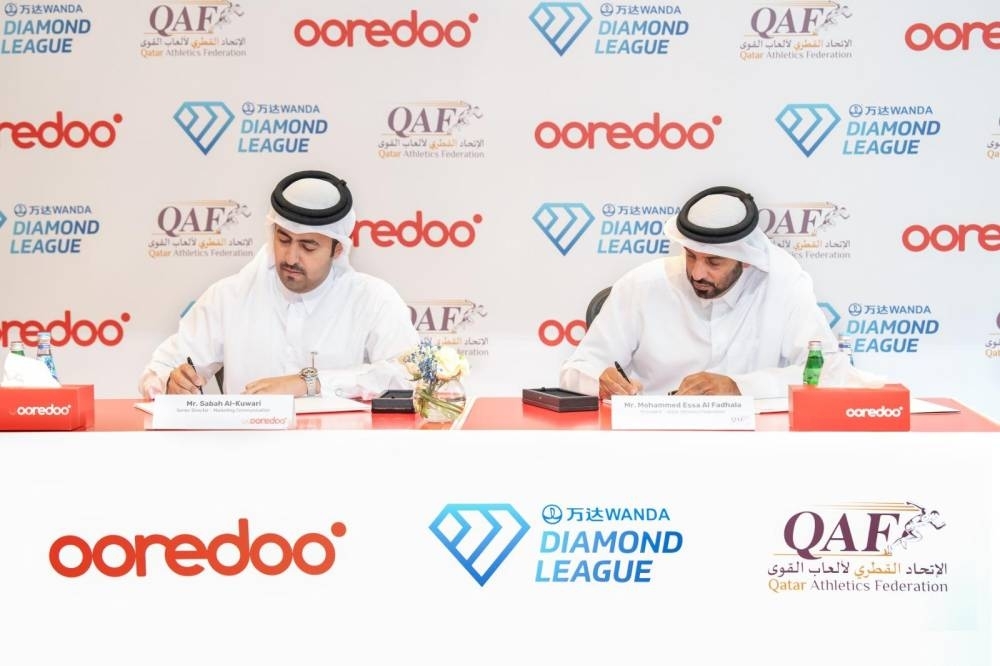 Ooredoo exclusive telecom partner for Wanda Diamond League Doha