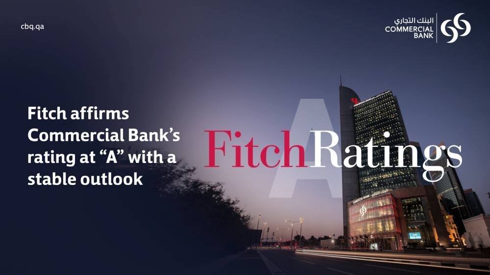 Fitch affirms Commercial Bank's rating at ‘A' with stable outlook