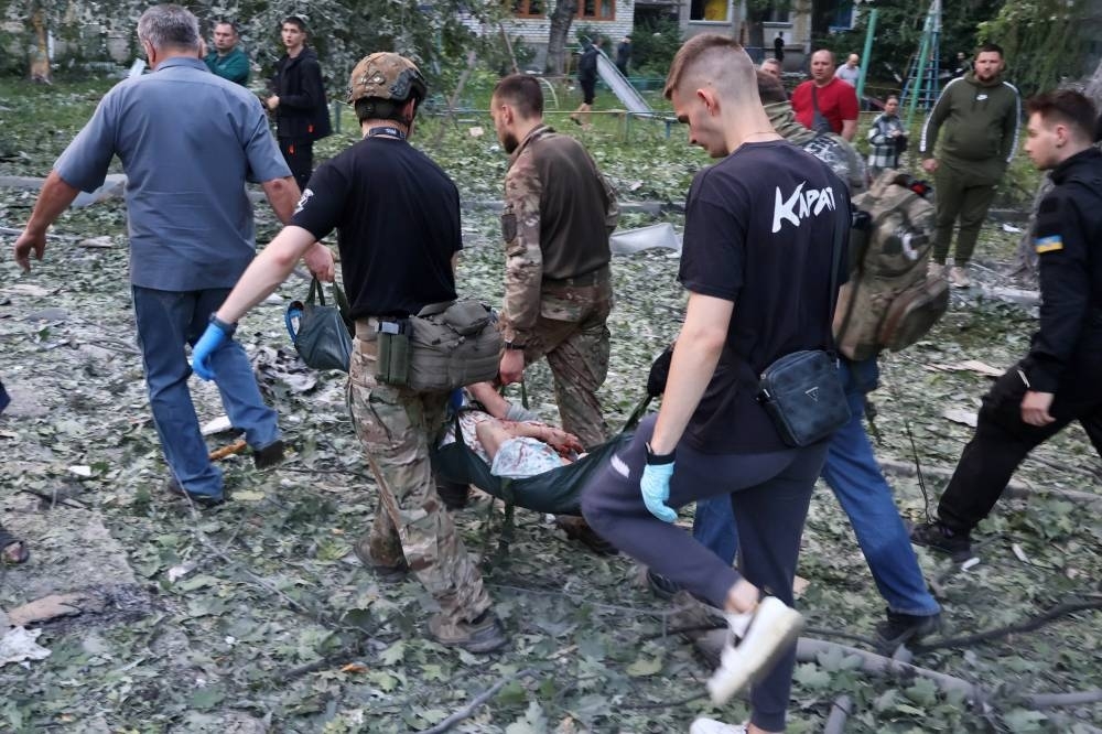 Russia's deadliest attack on Kiev for months flattens apartment block