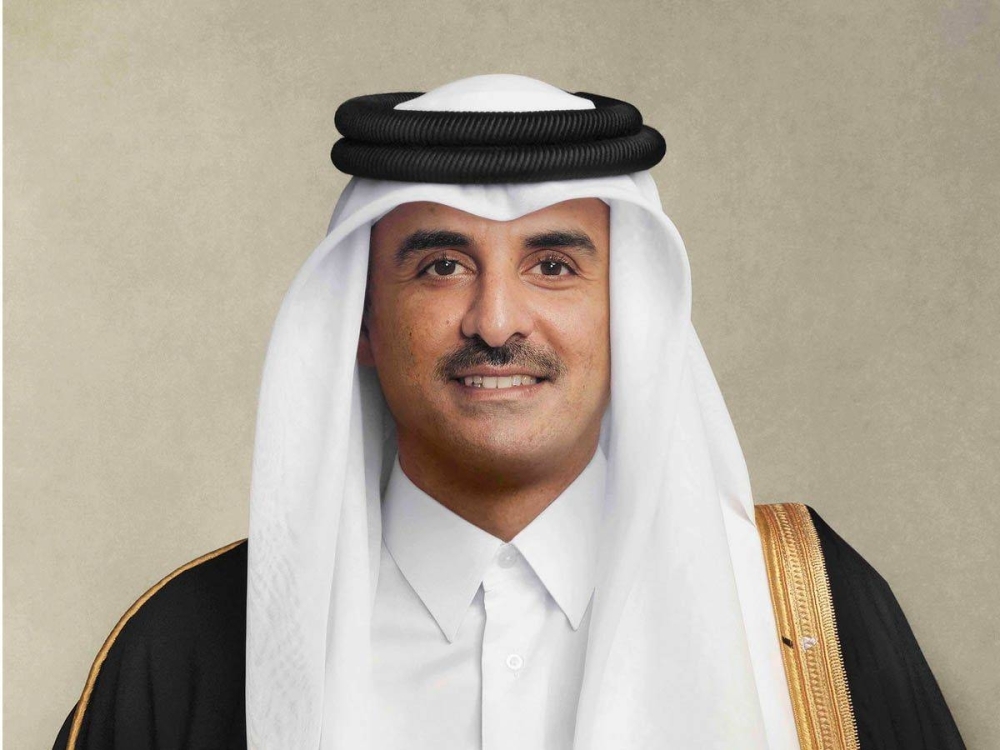 Amir expresses Qatar's condemnation of attack on US base to Iranian president