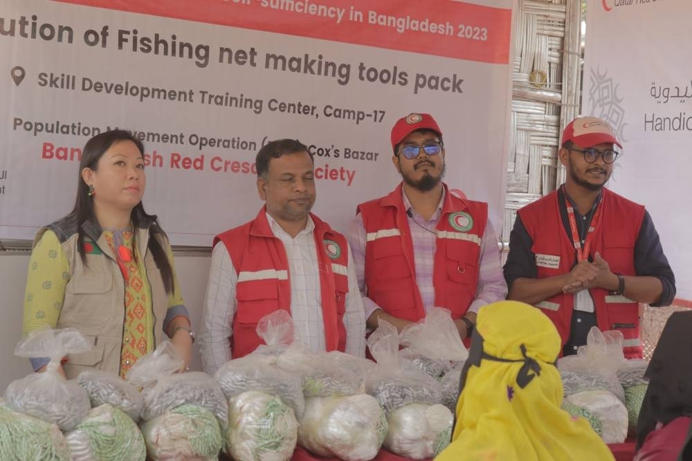 QRCS empowers refugee women in Bangladesh