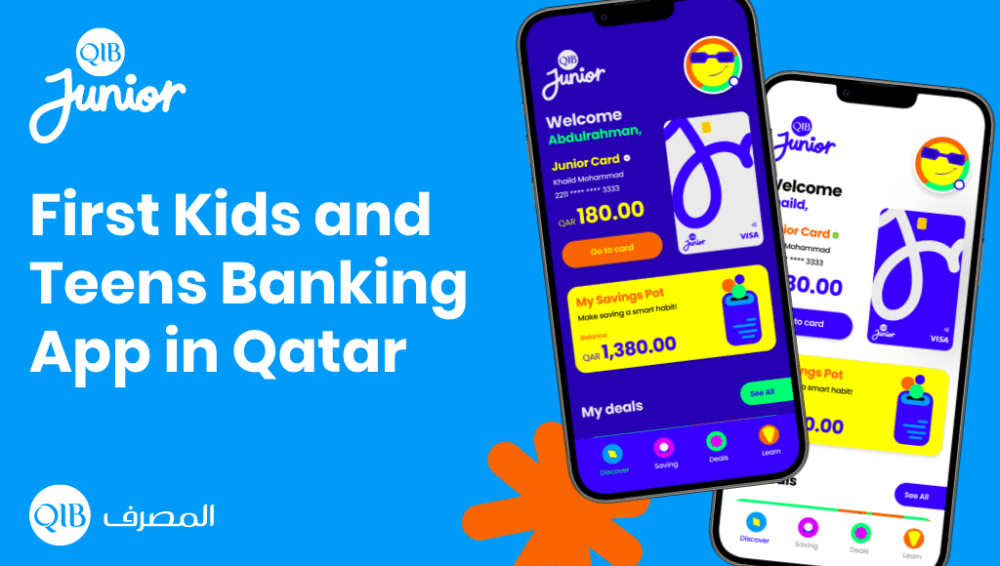 QIB launches the QIB Junior App, Qatar's first digital banking experience for kids and teens