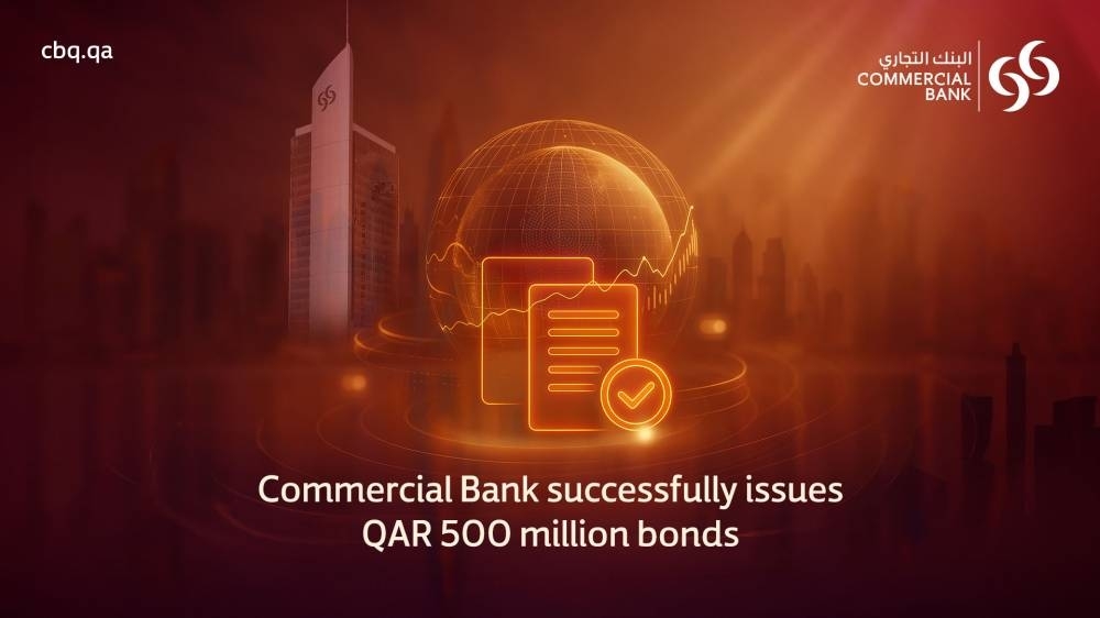 Commercial Bank successfully issues QR 500 mn bonds