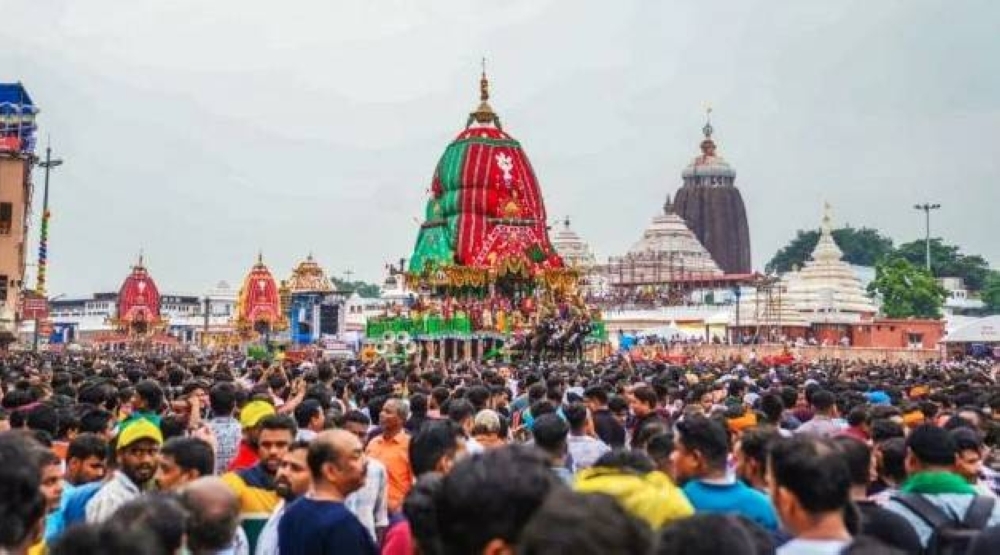 Three people killed in crush in India during religious festival