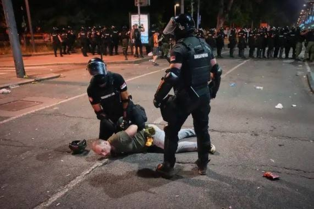 Serbia's president vows more arrests after huge antigovernment protests