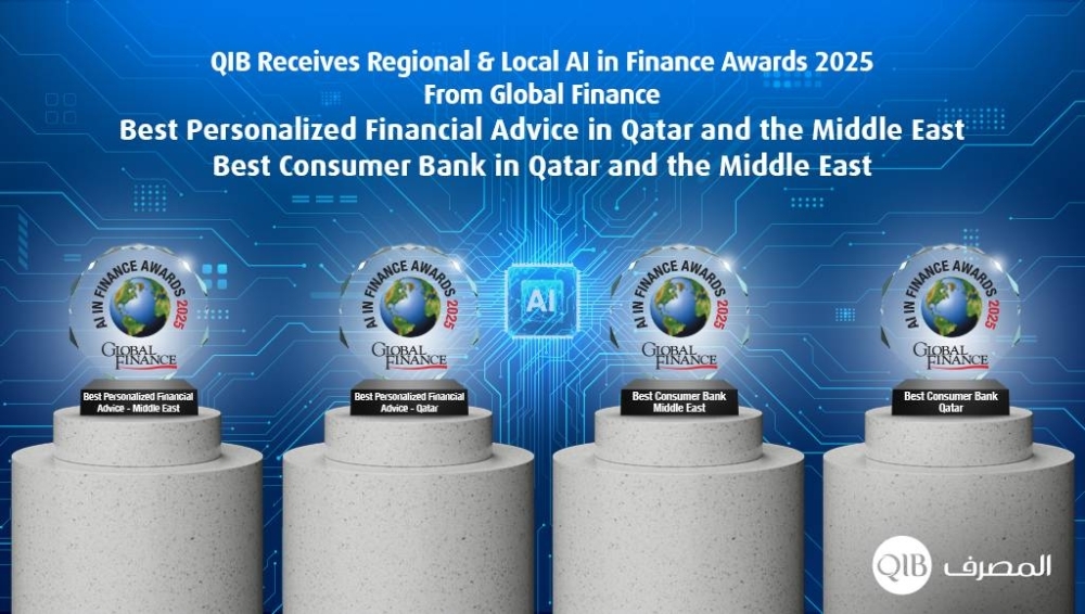 QIB gets prestigious awards from Global Finance at ‘AI in Finance awards 2025'