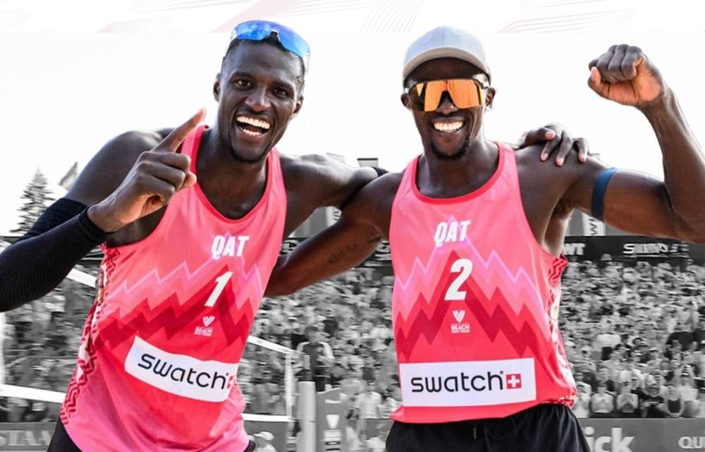 Qatar crowned champions of Gstaad beach volleyball tournament in Switzerland