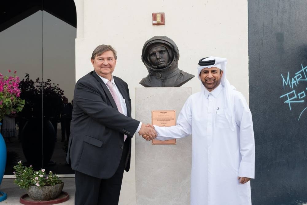 Russian Corner at Katara inaugurated with bust of first human in space