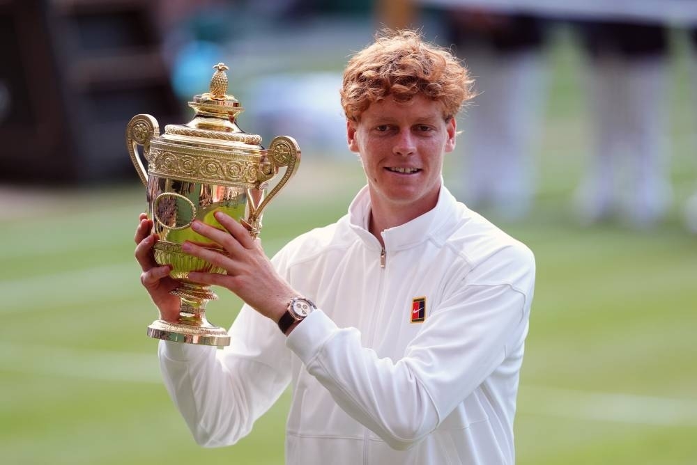 Sinner new Wimbledon champion