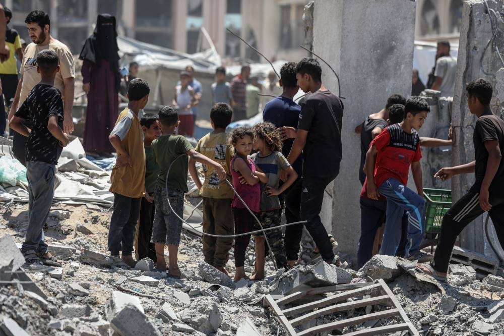 Gaza students sit exams for first time since war began in October 2023
