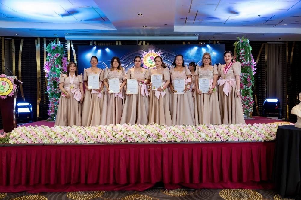 Las Damas de Rizal - Doha celebrates 1st Chartering Anniversary