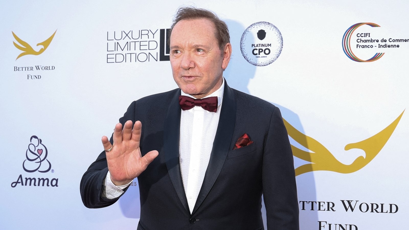 Kevin Spacey 'glad to be working' as he is feted in Cannes