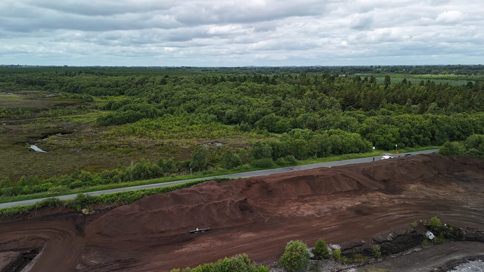 Illegal peat extraction causing catastrophic damage
