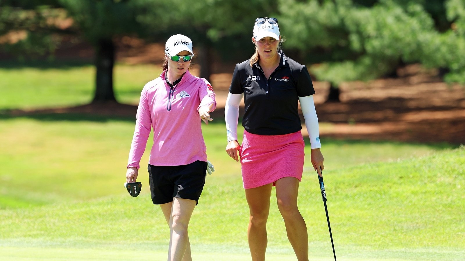 Leona Maguire and Jennifer Kupcho hit the front at the Dow Championship