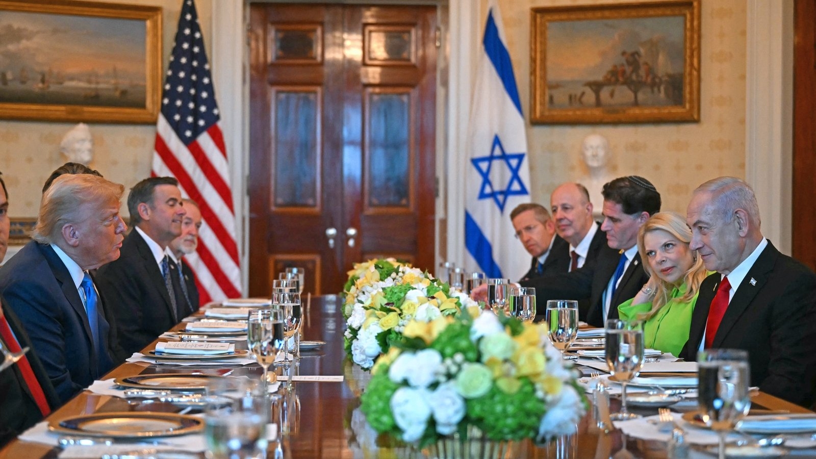 Netanyahu meets Trump at White House amid Gaza ceasefire talks