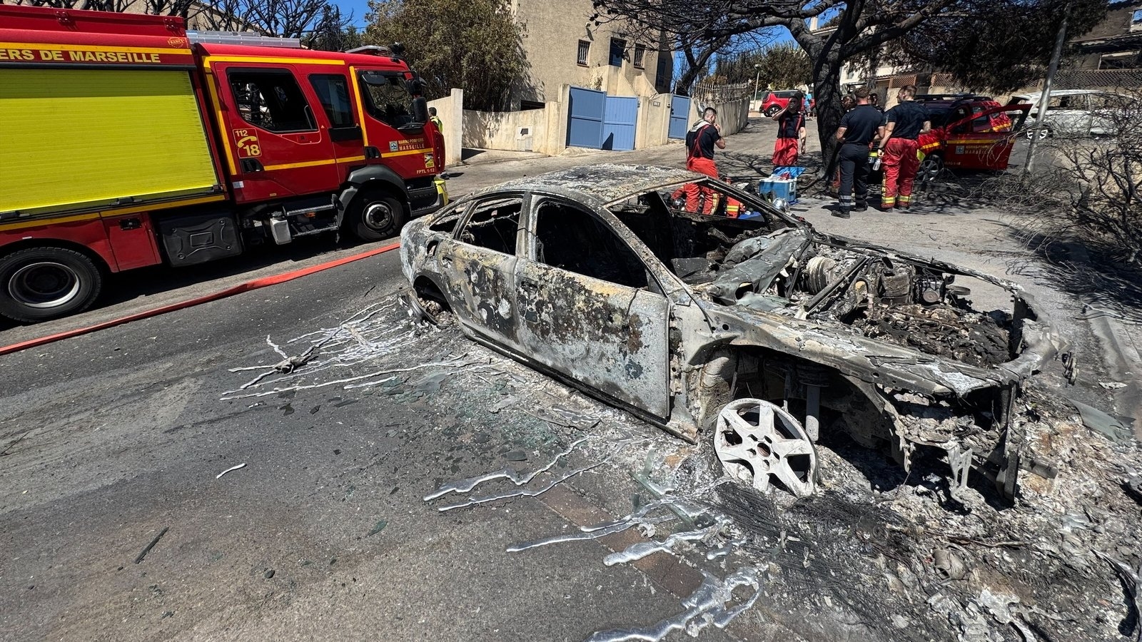 France battles smouldering fire near Marseille, warns of flare-ups