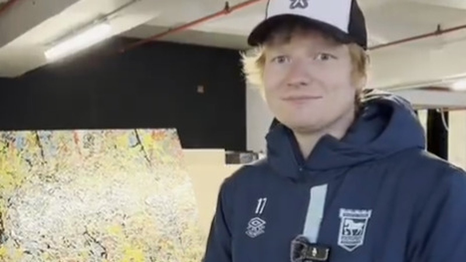 Ed Sheeran showcases debut collection of his art