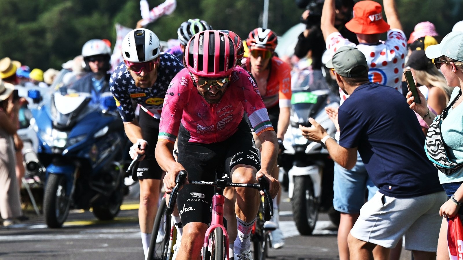 Ben Healy takes yellow jersey at Tour de France after heroic third place in stage 10