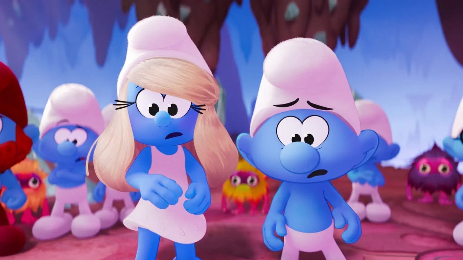 SOS please! Rihanna's Smurfs outing is 50 shades of blue