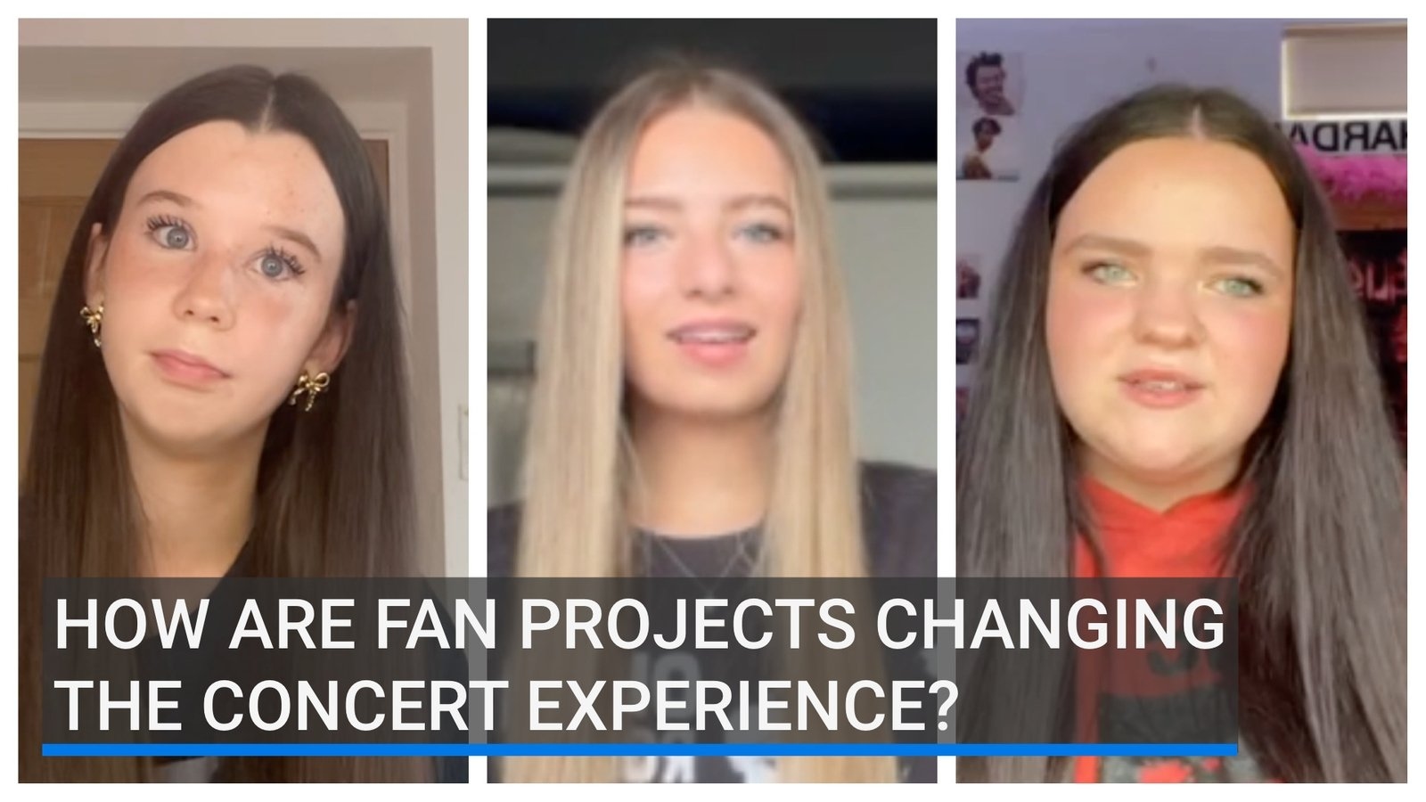How are fan projects changing the concert experience?