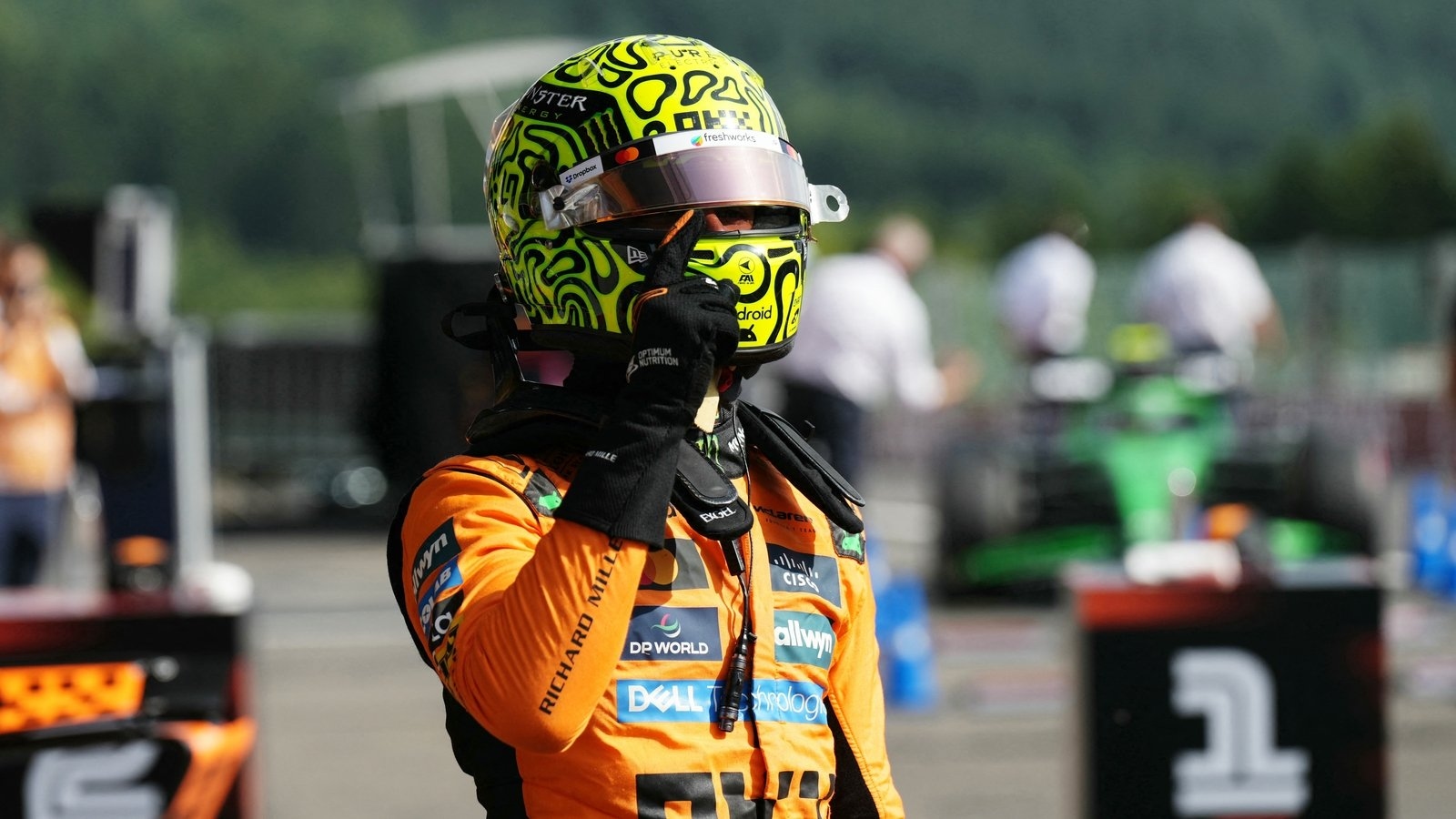 Lando Norris pips McLaren team-mate Oscar Piastri to Belgian Grand Prix pole