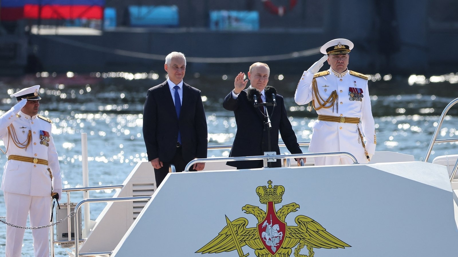 Russian navy parade cancelled for 'security reasons'