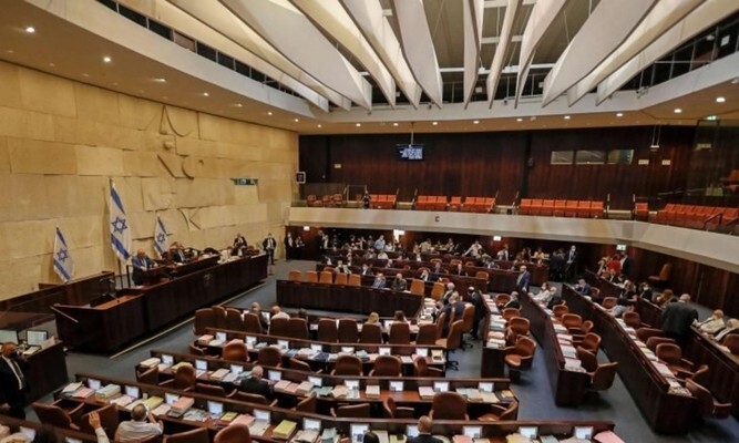 Failure to Pass bill to dissolve Israeli enemy Knesset