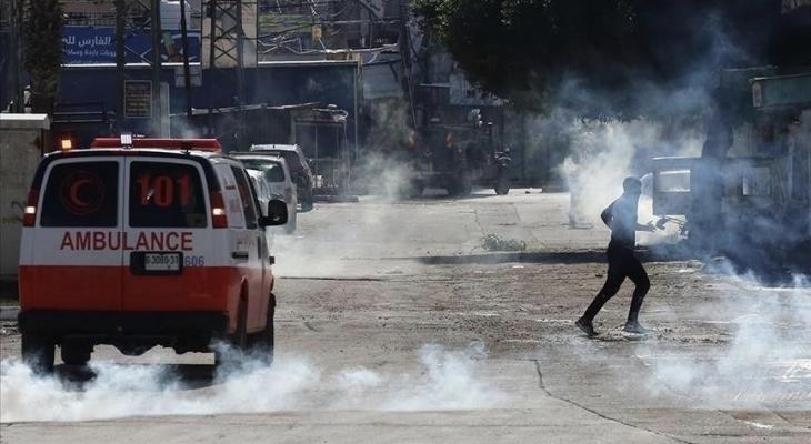 30 Palestinians Suffocate in Clashes with Israeli Forces and Settlers South of Nablus