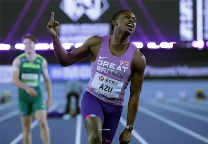 Welshman Jeremiah Azu Wins Gold in 60m at World Indoor Athletics Championships
