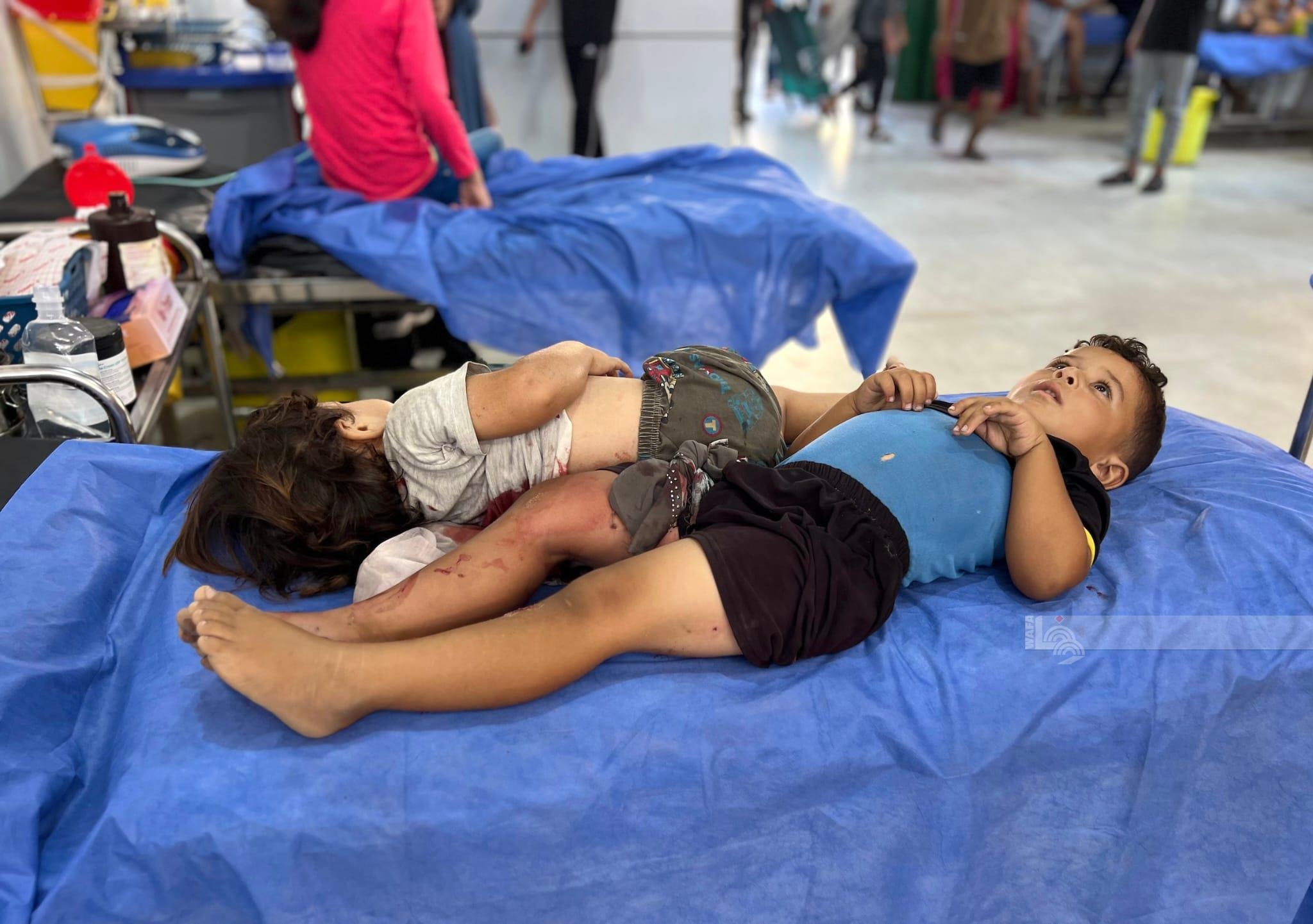 16 Palestinian Martyrs in Israeli Strikes on Nuseirat, Gaza City
