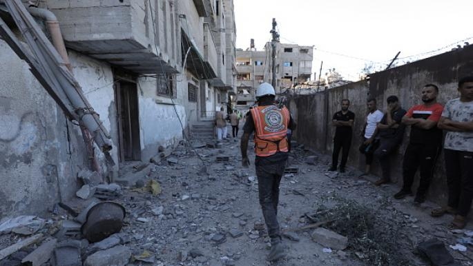 Gaza Civil Defense Carries Out 38 Missions in Past 24 Hours