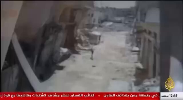 Hamas: Footage of Zionist drone targeting citizen carrying bag of flour