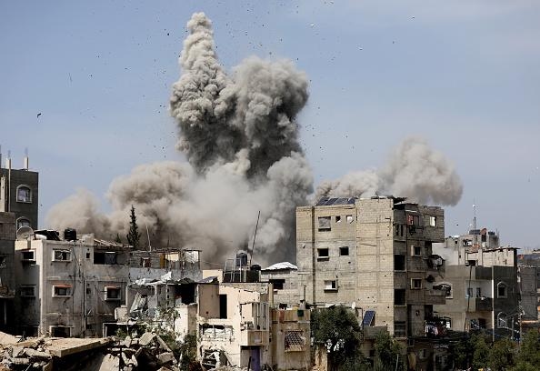 Two Palestinians martyred, others wounded by Zionist shelling of Gaza city