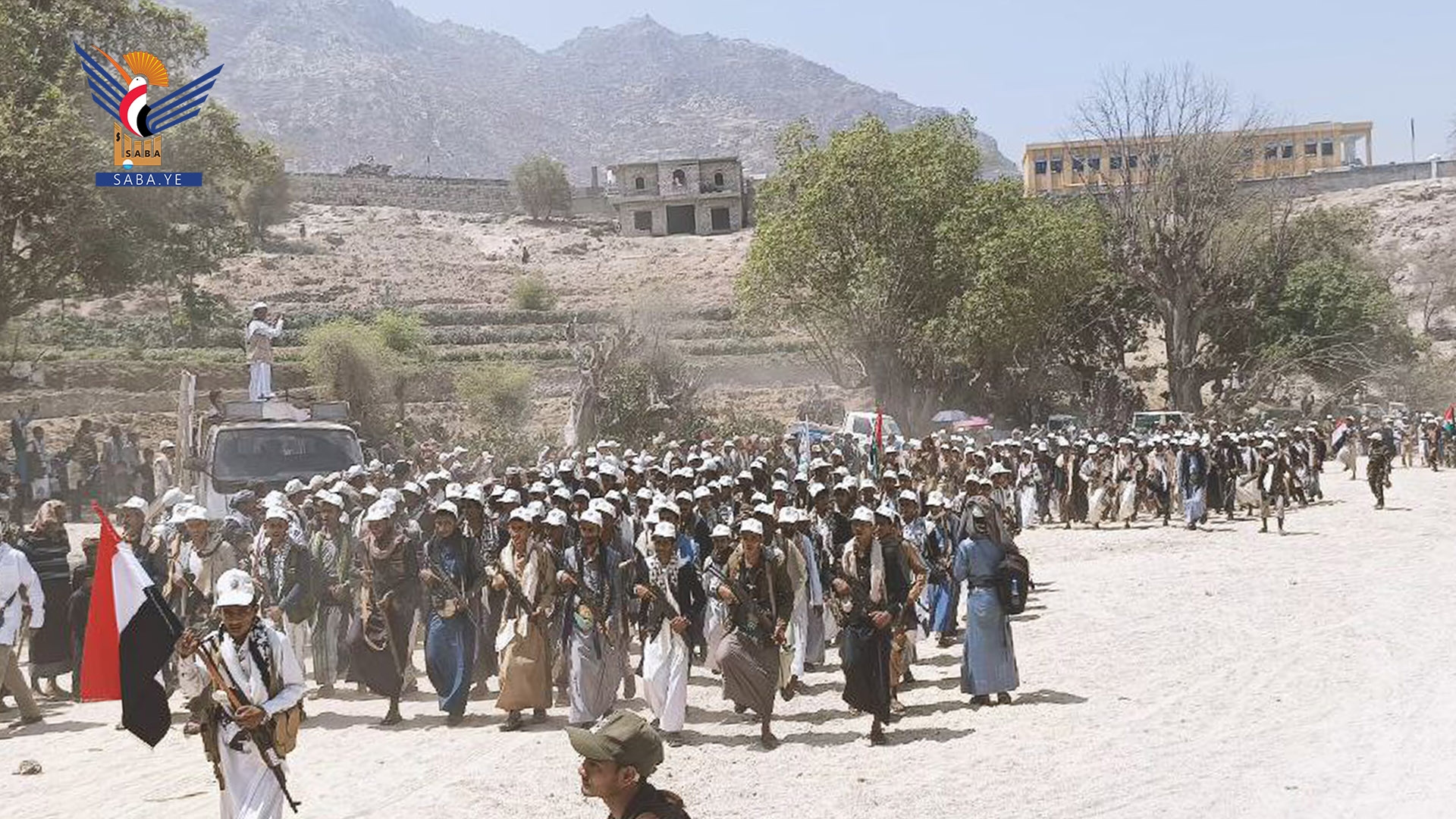 Parade of 1,500 mobilization forces in Hajjah