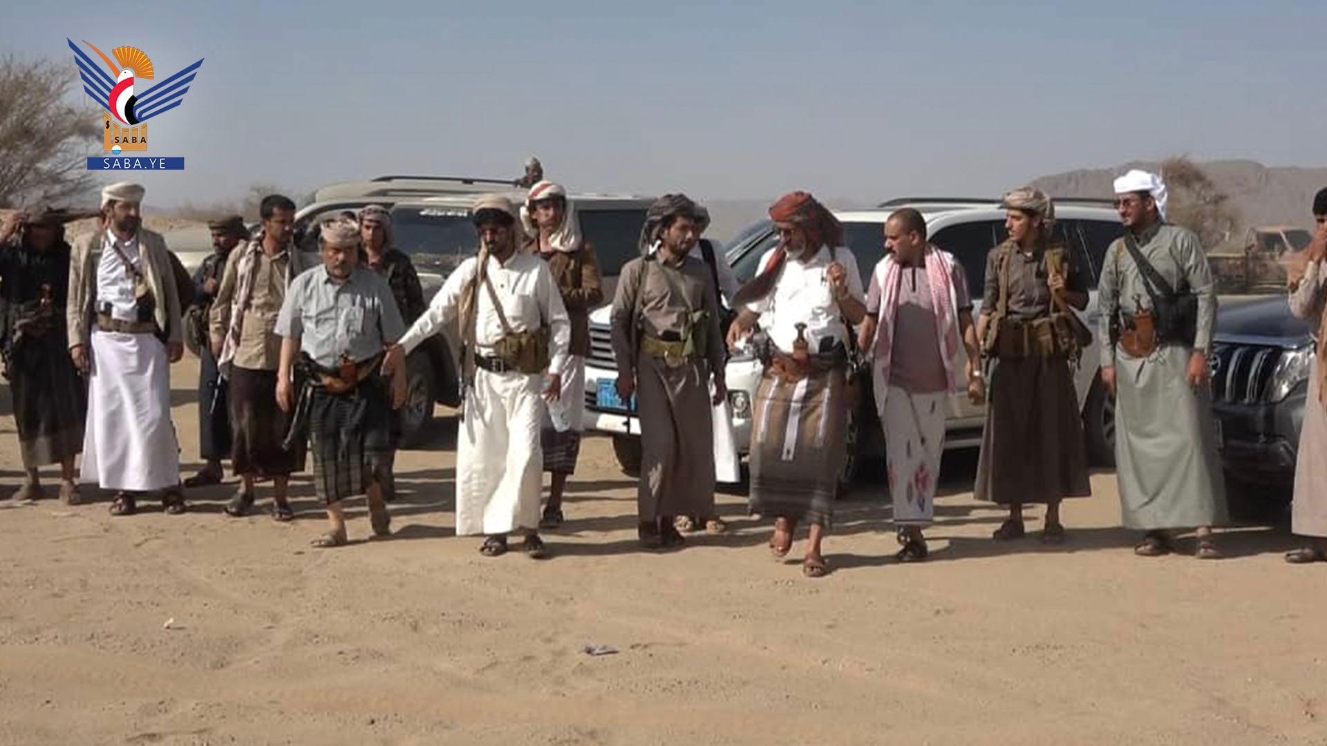 Development ministry delivers Eid convoy to Marib front, visits Bayda