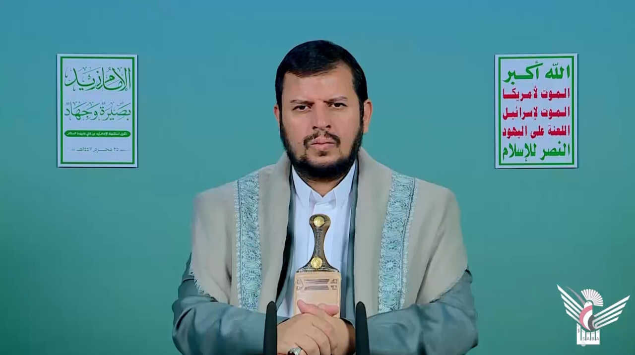 Revolution leader reaffirms Yemen's steadfast position in supporting Palestine, resisting U.S.-Israeli tyranny