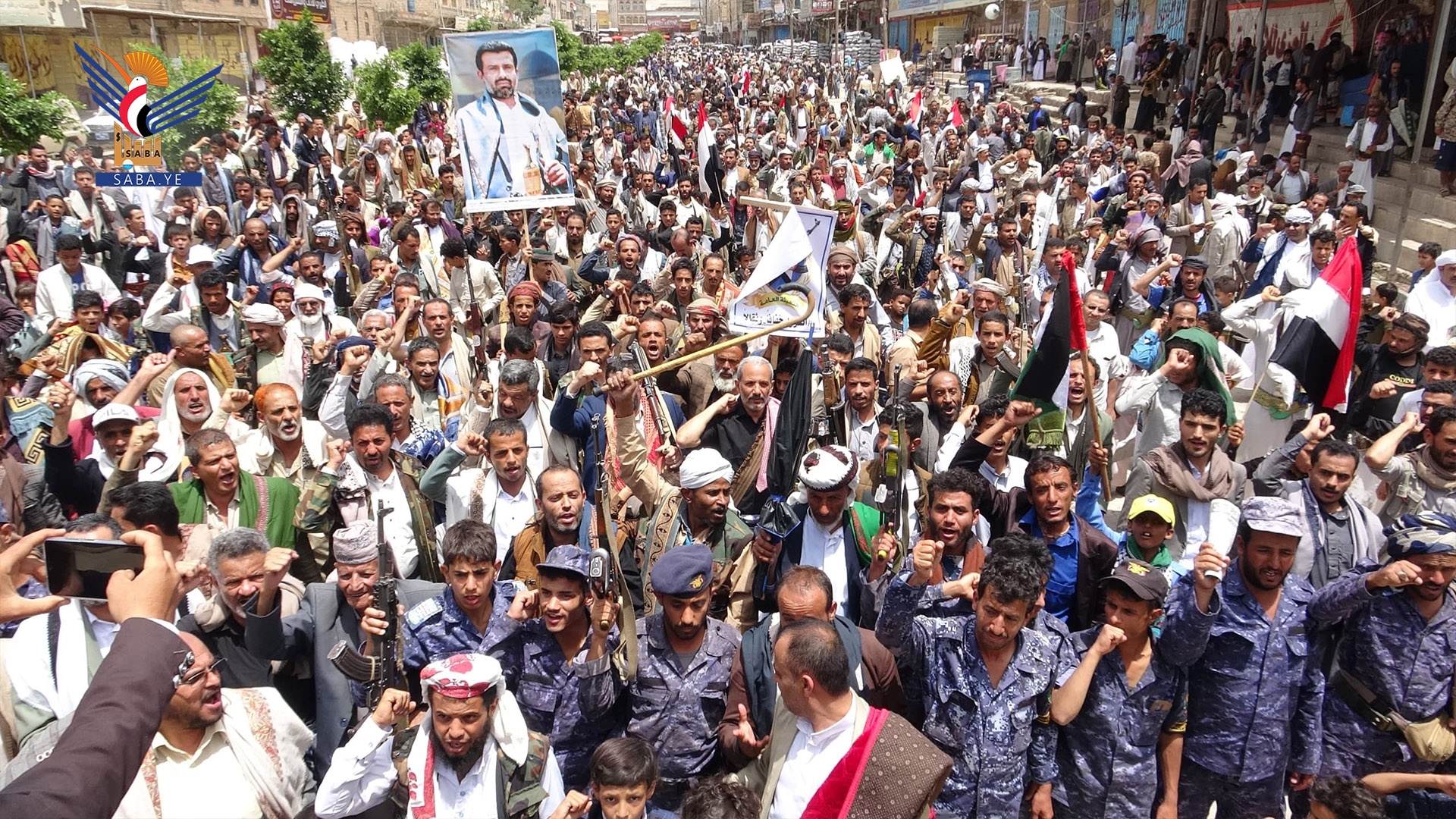 Mass Rallies in Al-Dhale' in Solidarity with Gaza Against Crime of Genocide, Starvation