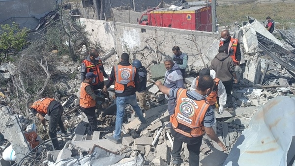 Civil Defense in Gaza executes 34 missions in 24 hours